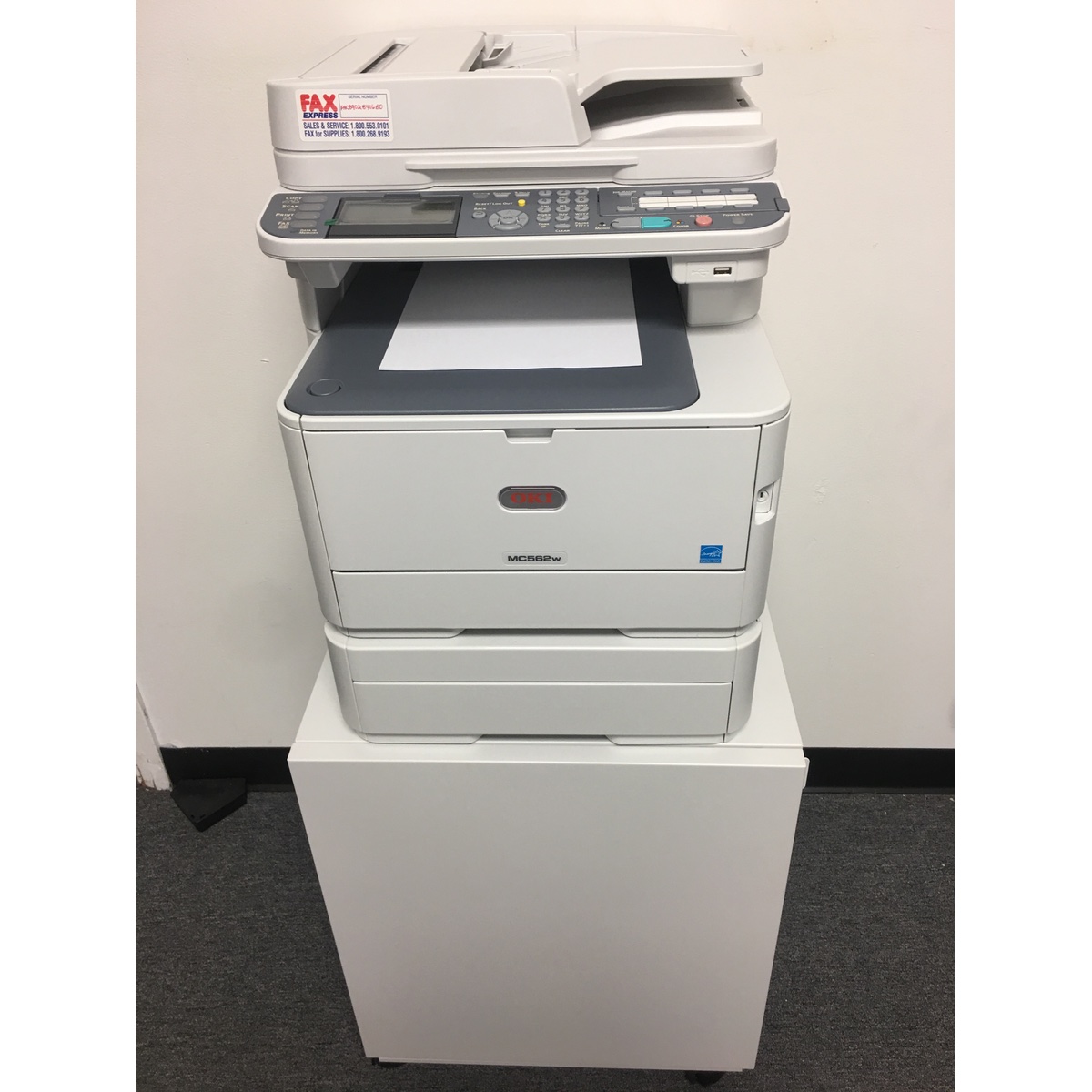 Okidata Copiers:  The Okidata MC562WT MFP Copier